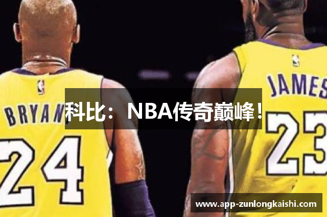 科比：NBA传奇巅峰！